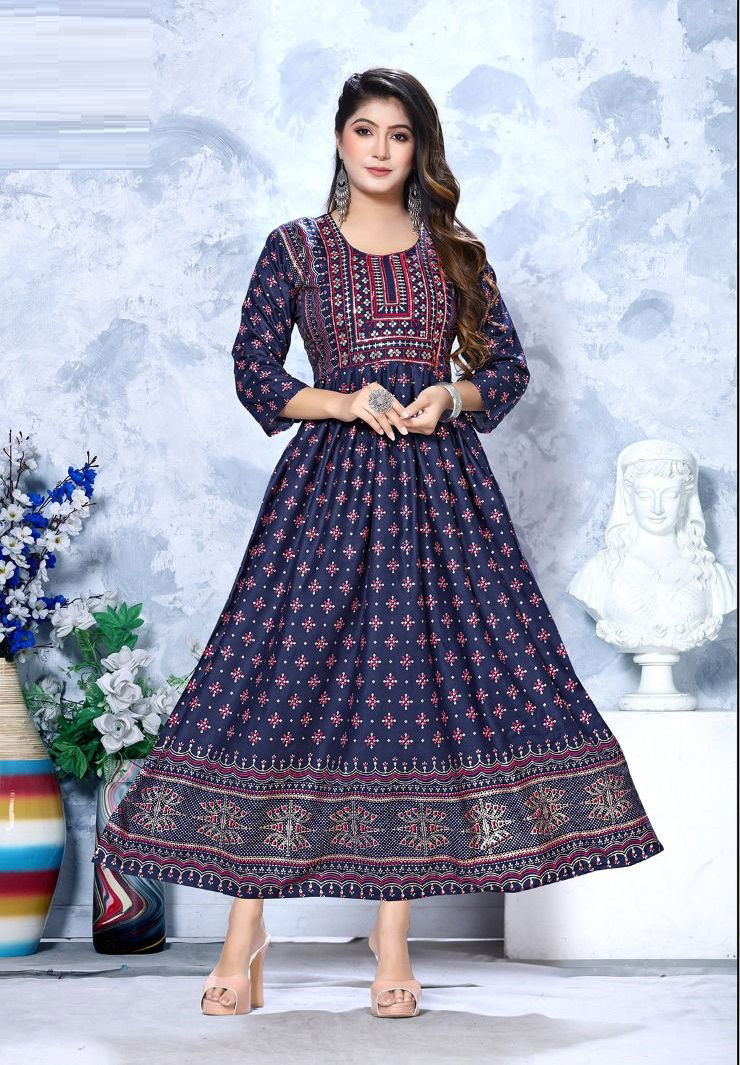 Rc Manchali Vol 5 Anarkali Kurti Catalog